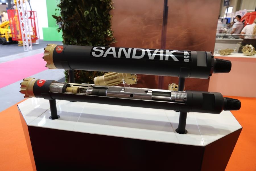 Il martello Tundo RH650 DTH di Sandvik