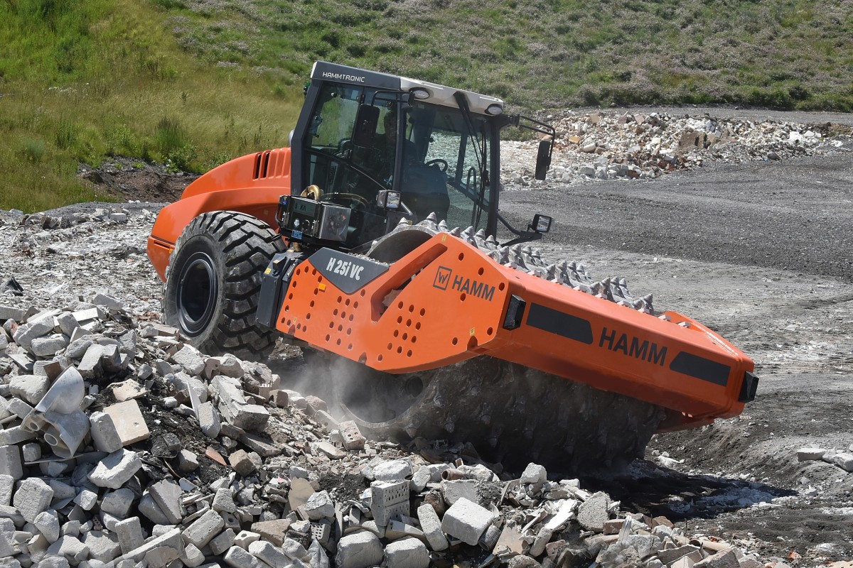 Hamm: Landfill site increases its capacity with VC compactor