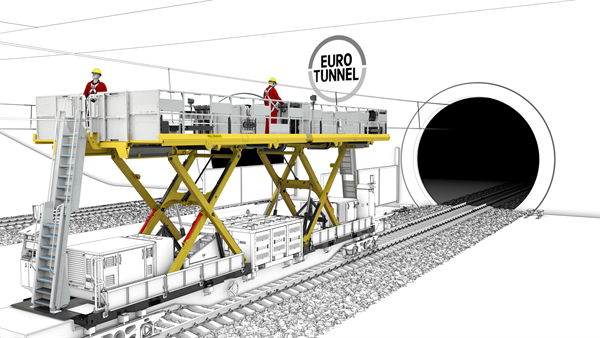 Palfinger: Custom Model for the Eurotunnel