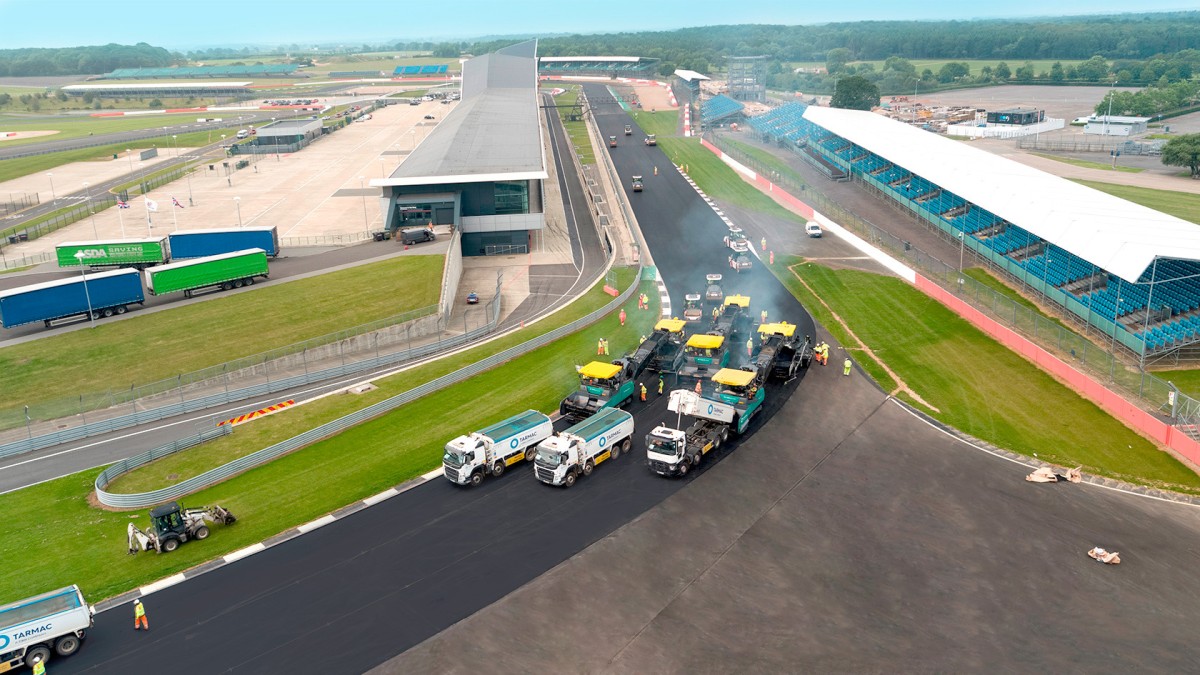 Wirtgen Group makes the difference on the Silverstone Circuit