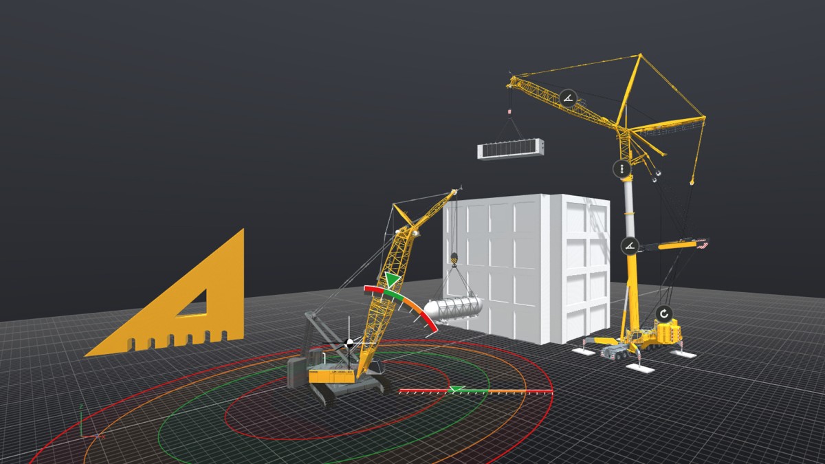 Crane Planner 2.0: 3D lift planning now with new Liebherr mobile cranes