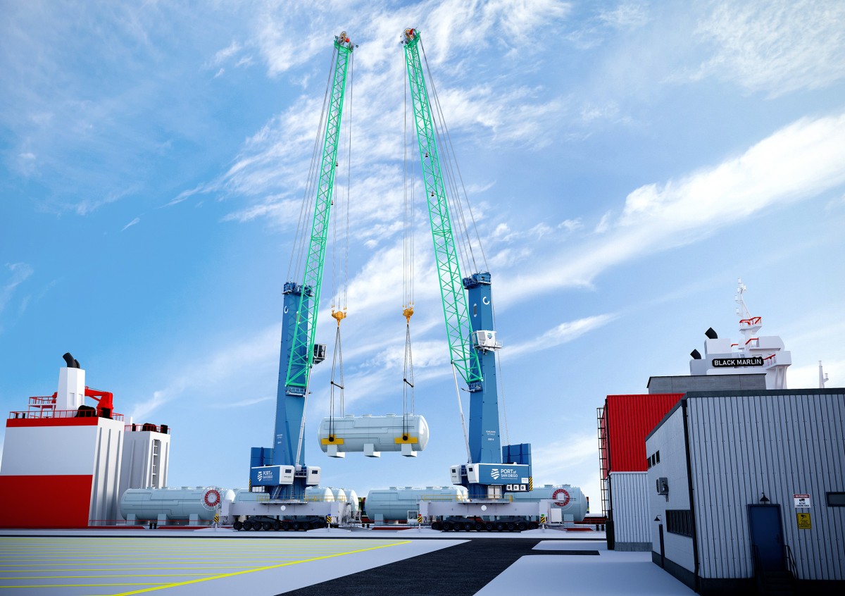Konecranes receives order for two all-electric Generation 6 Mobile Harbor Cranes