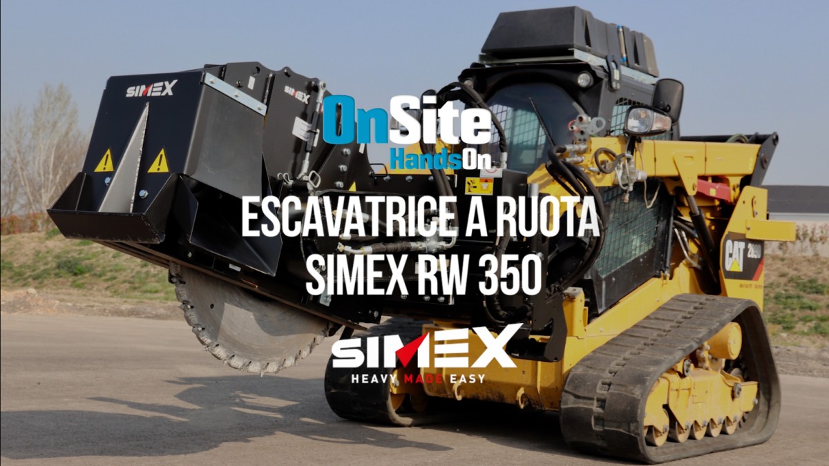 HandsOn Video: escavatrice a ruota Simex RW 350