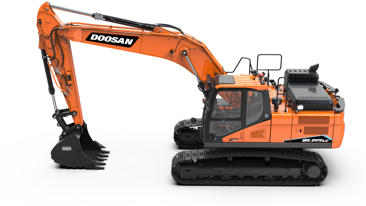 Il nuovo escavatore cingolato DX225LC-7X di Doosan