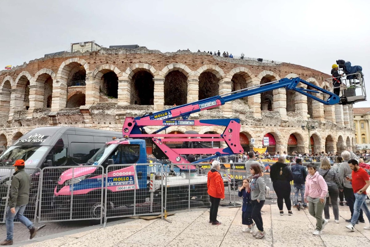 La “squadra” Mollo Noleggio protagonista al Giro d'Italia 2022