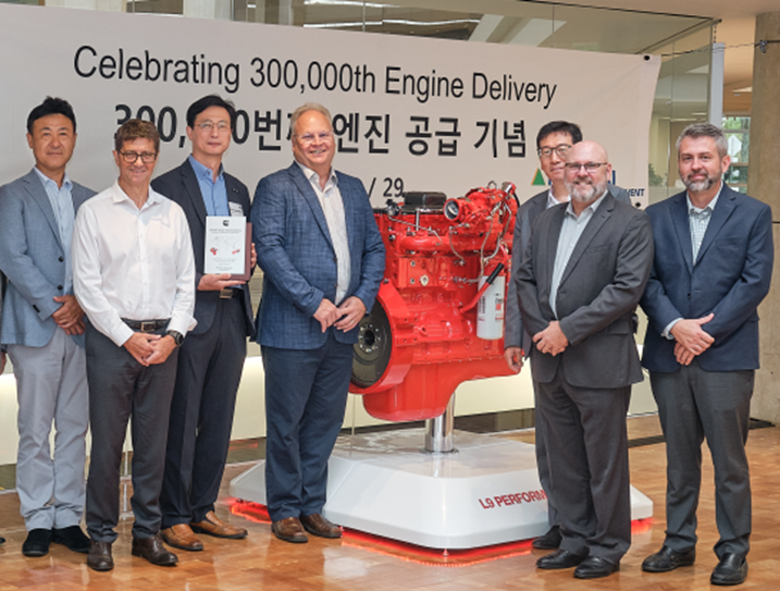 Celebrating 300,000 Cummins Engines powering Hyundai CE