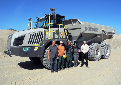 Rokbak RA30 excels at German gravel pit