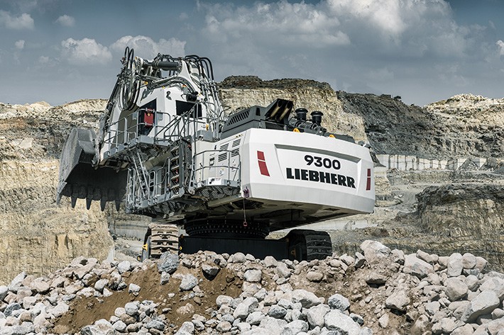 L'escavatore da miniera Liebherr R 9300