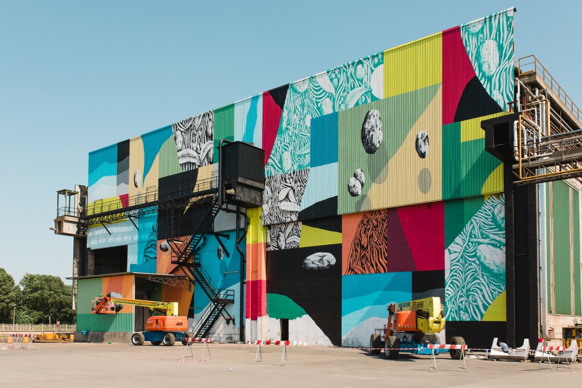 Eurotecno per il nuovo murale celebrativo di Acciaierie di Calvisano