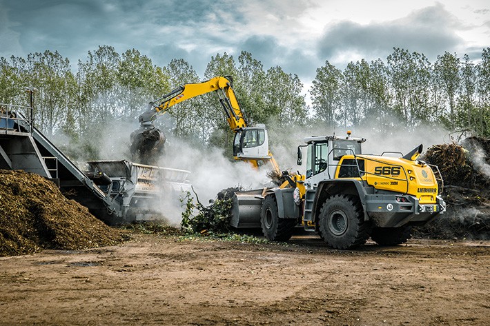 Denmark's recycling company relies on XPower wheel loader from Liebherr