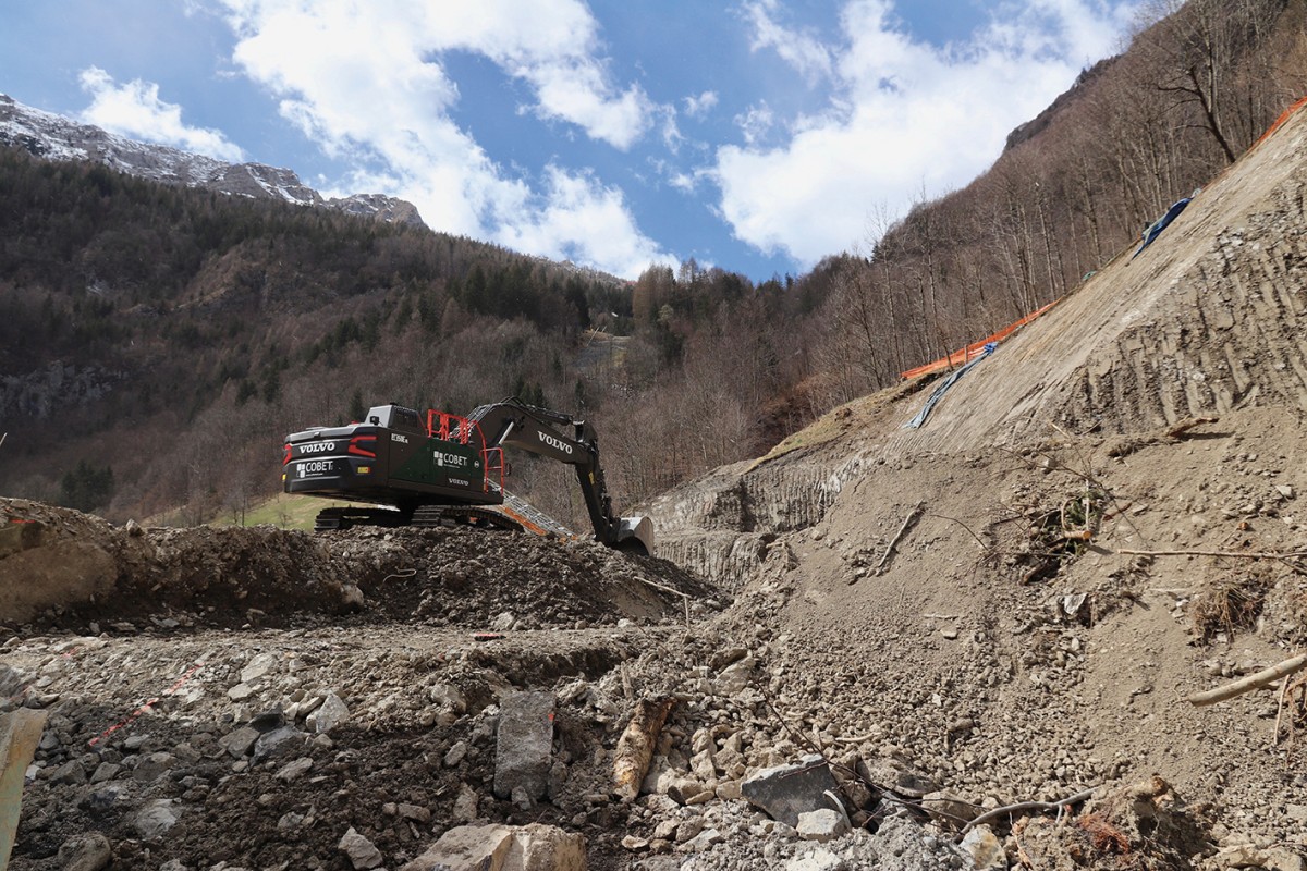 Escavatori Volvo per il comprensorio sciistico “Colere Ski Area 2200"