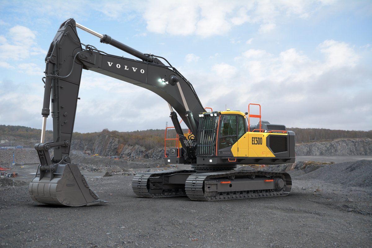 Volvo EC500: the next generation of excavators!