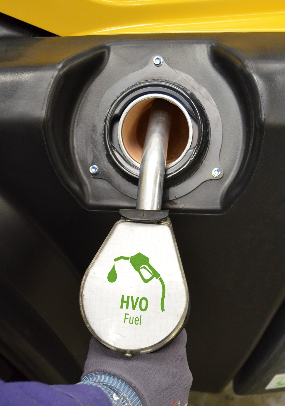 Komatsu annuncia l'utilizzo dell'olio vegetale idrotrattato come carburante