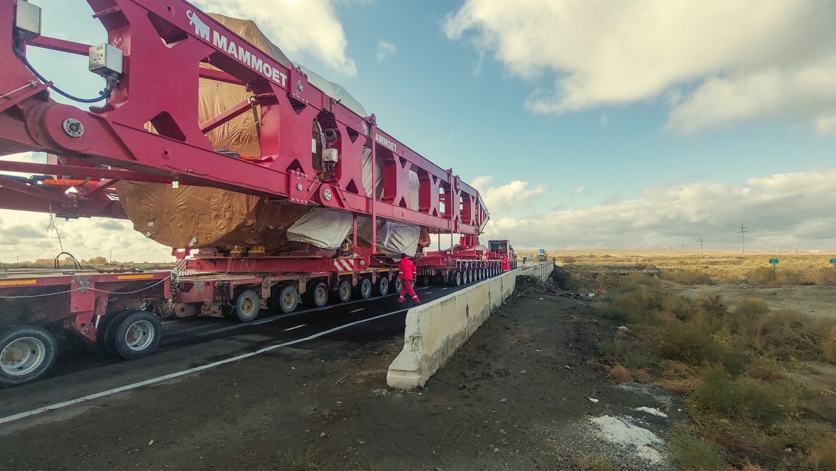 Mammoet  places its trust in Goldhofer’s THP/SL heavy duty modules