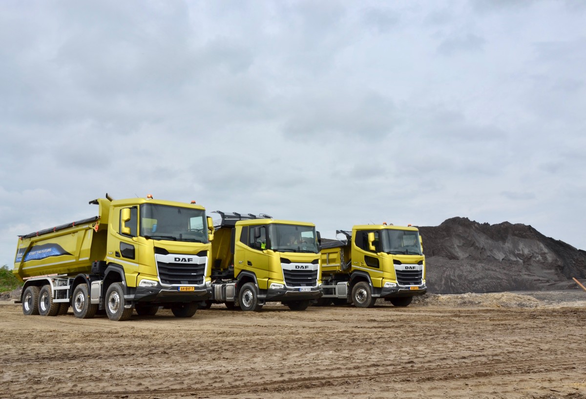 DAF lancia una nuova serie di veicoli per il cantiere
