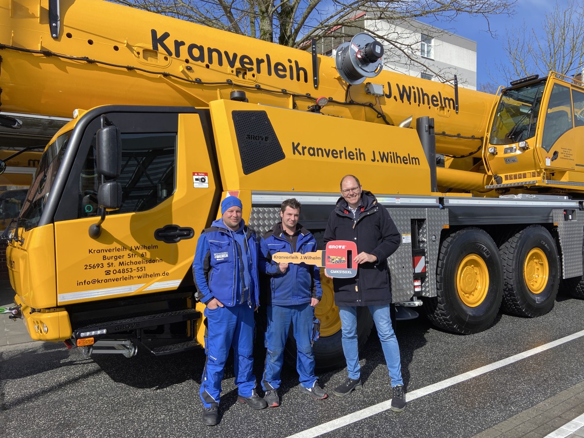 Grove GMK5150XL joins Kranverleih Wilhelm’s fleet