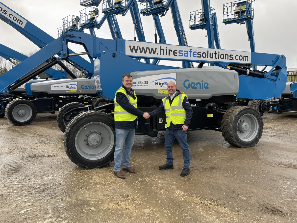 Genie begins delivery of Big Booms to Hire Safe Solutions