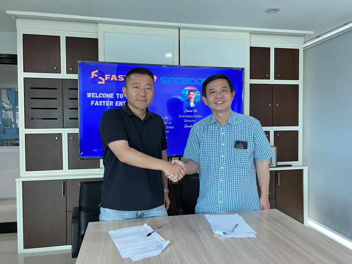 Sinoboom signs exclusive Thailand distribution agreement with Faster Enterprise
