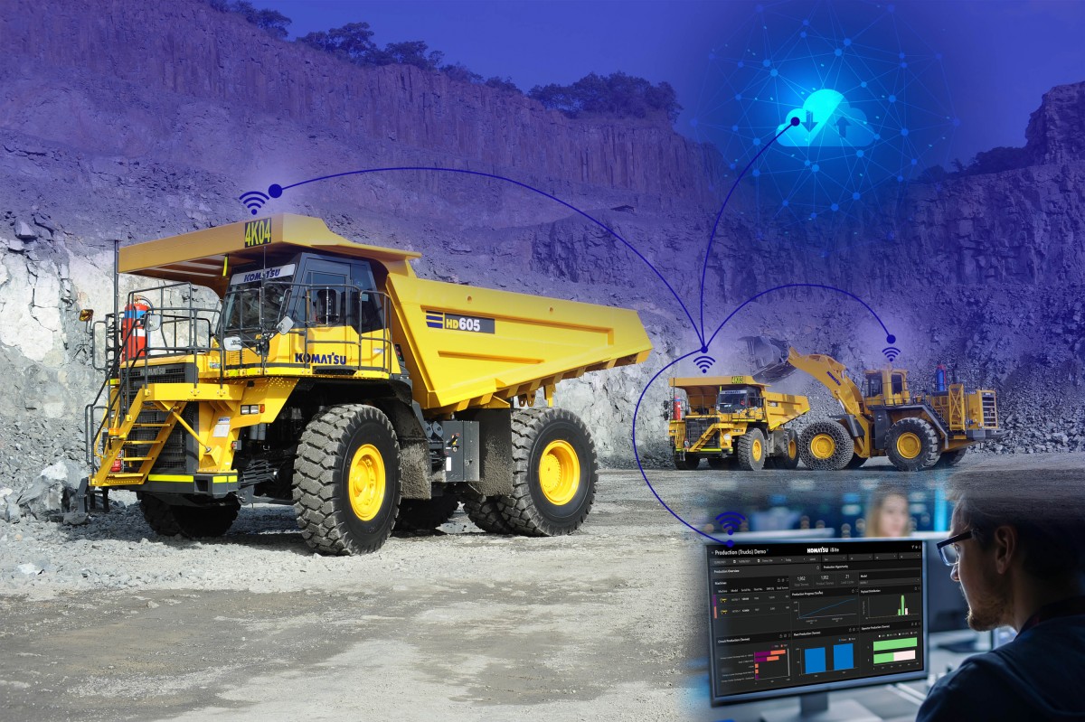 Komatsu lancia il sistema di gestione flotte "Smart Quarry Site"