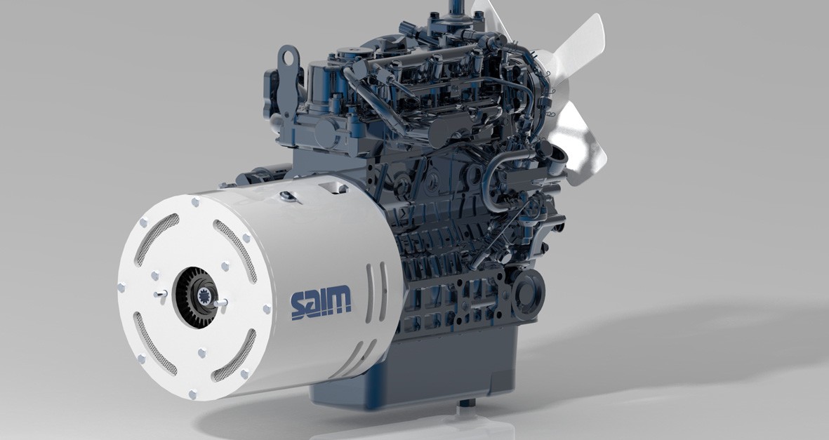 SAIM Industrial presenta il prototipo di motore ibrido sviluppato "in house"
