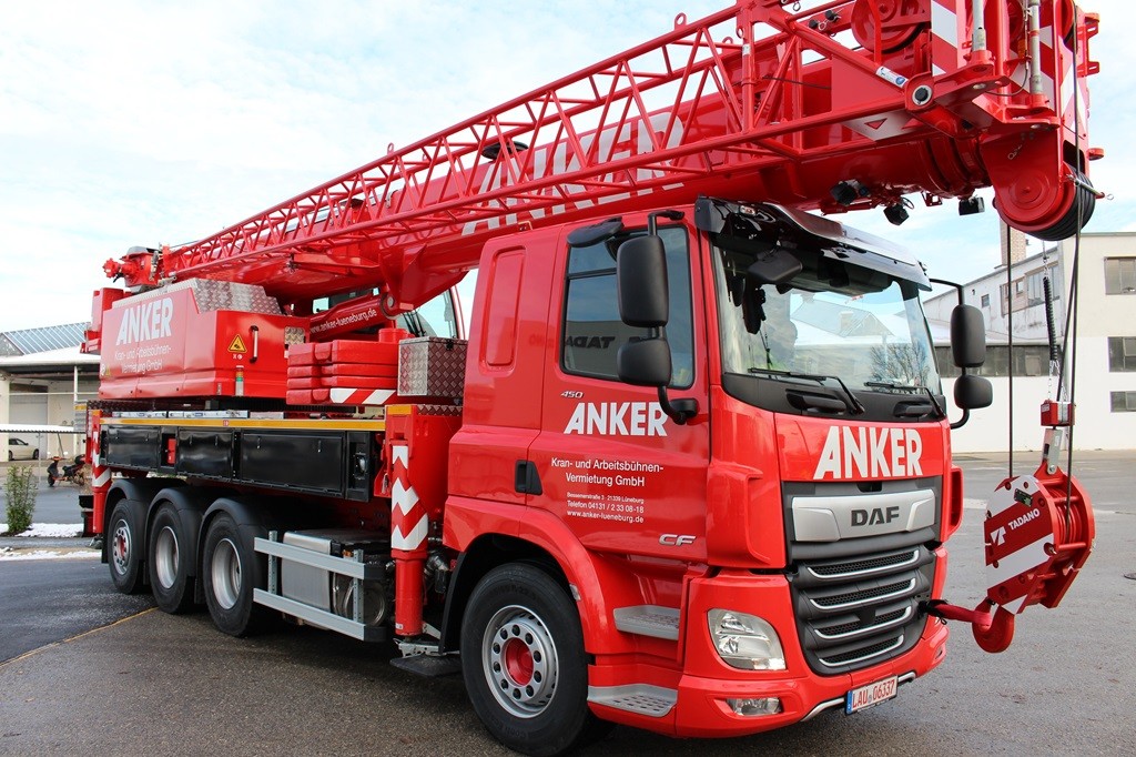 Anker takes delivery of new Tadano HK 4.050-1 Truck-Mounted Crane