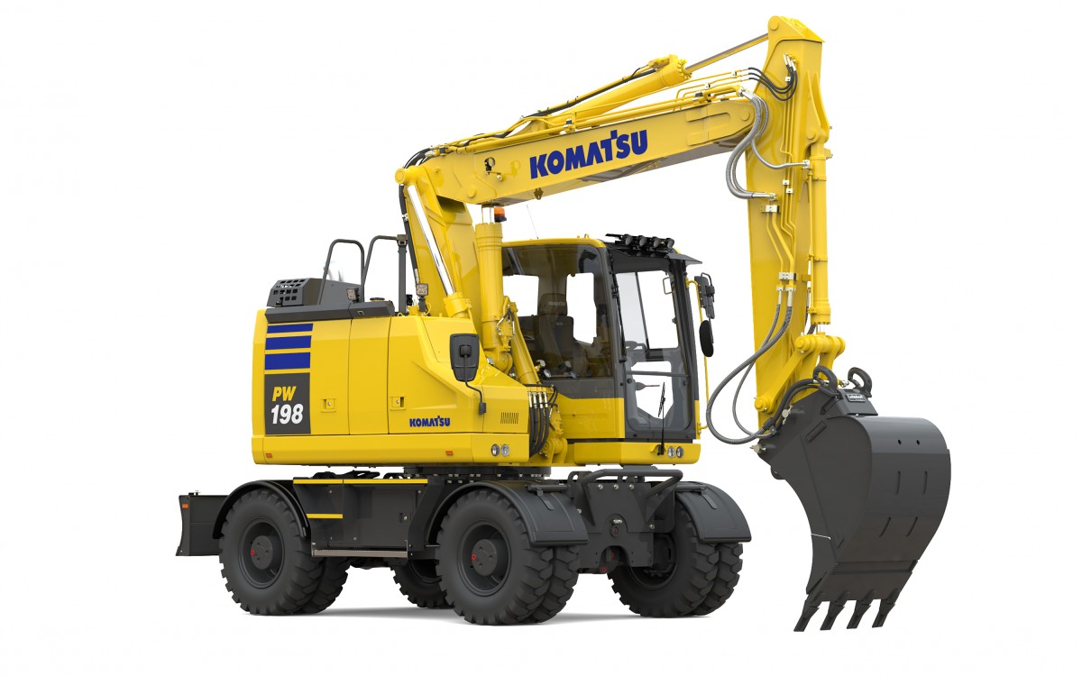 Komatsu Europe presenta i suoi nuovi escavatori gommati