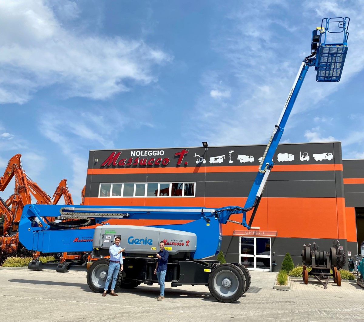 Massucco T. invested in five new Genie ZX-135/70 articulated boom lifts
