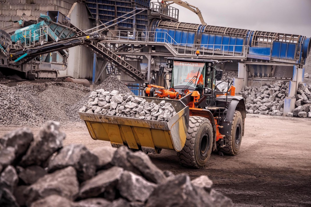 Hitachi ZW310-7 wheel loader takes centre stage at Intermat