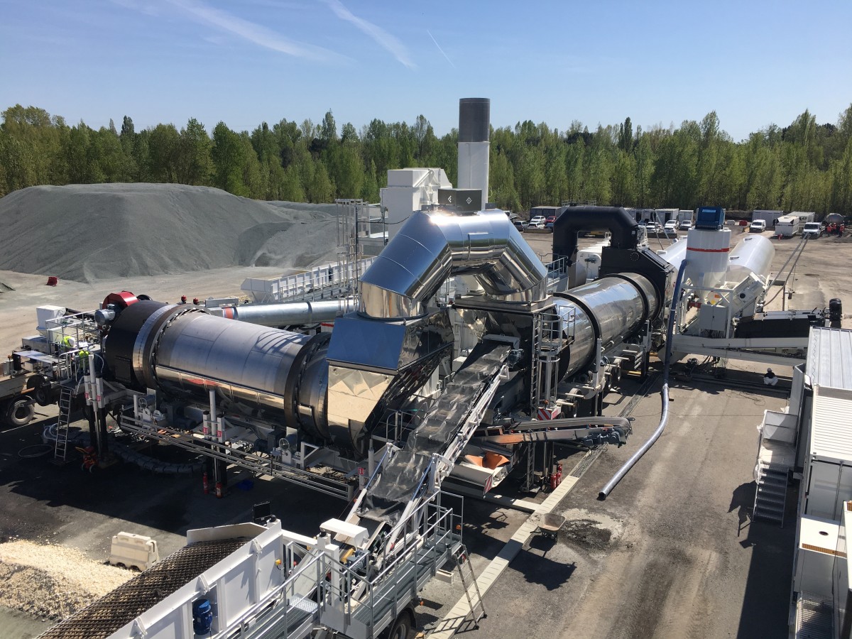 TSX Ermont Technology for 100%-recycled road asphalt