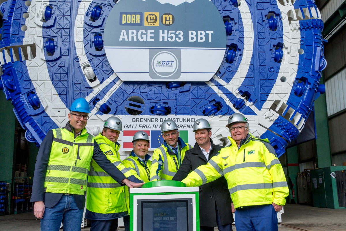 Herrenknecht: eight tunnel boring machines for the Brenner project