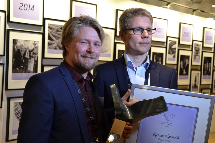 Il vincitore dello Swedish Steel Prize 2017

