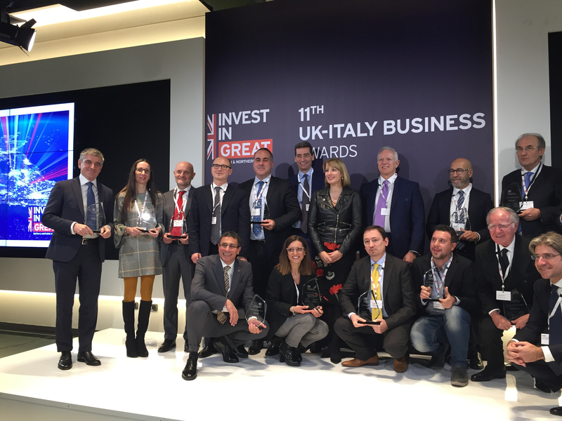 Compressori Mattei premiati con gli UK-Italy Business Awards 2017 