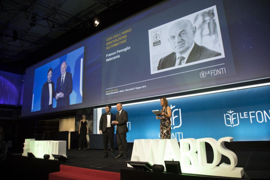 A Franco Fenoglio il premio 
CEO dell&rsquo;Anno Innovazione Automotive
