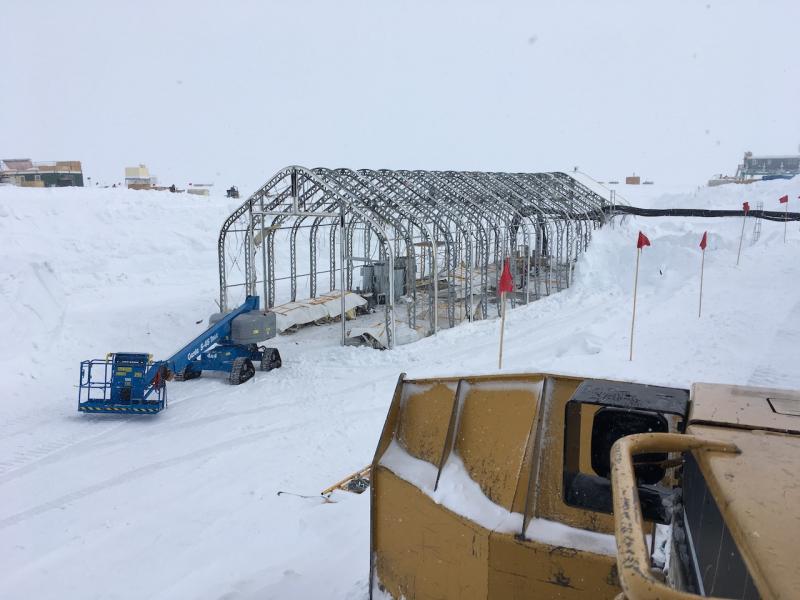 Una Genie S-45 TraX al lavoro in condizioni estreme in Groenlandia