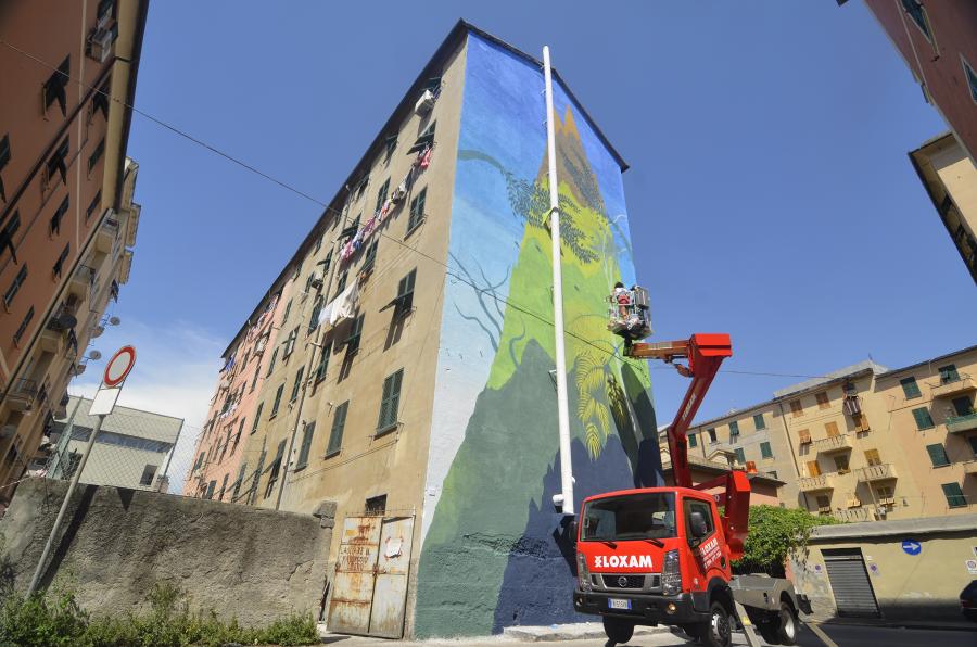 Loxam: il progetto di street art &quot;On the wall&quot;a Genova  