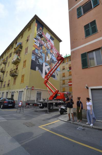 Loxam: il progetto di street art &quot;On the wall&quot;a Genova  