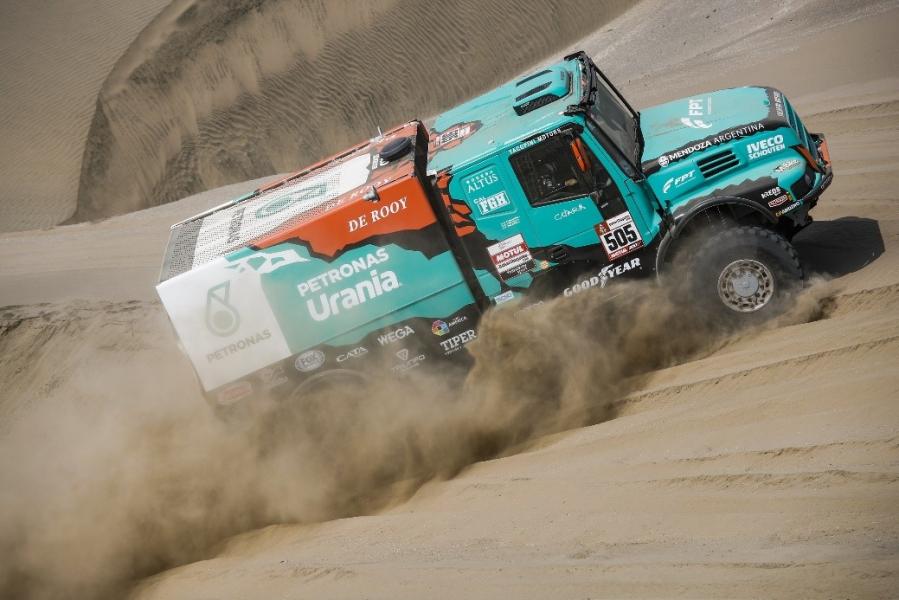 Dakar 2020: il Team Petronas De Rooy Iveco all&apos;8&deg; posto