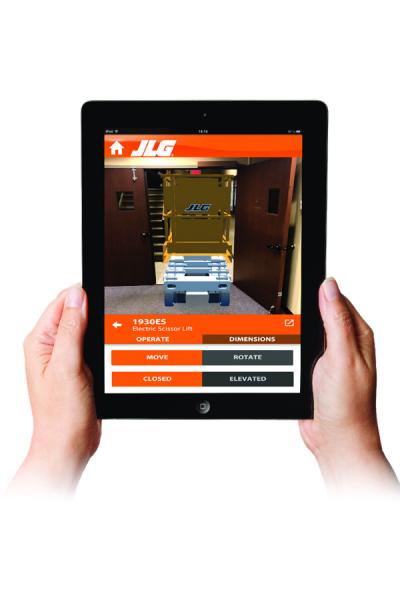 JLG amplia le soluzioni connesse con la App di Realtà Aumentata 
