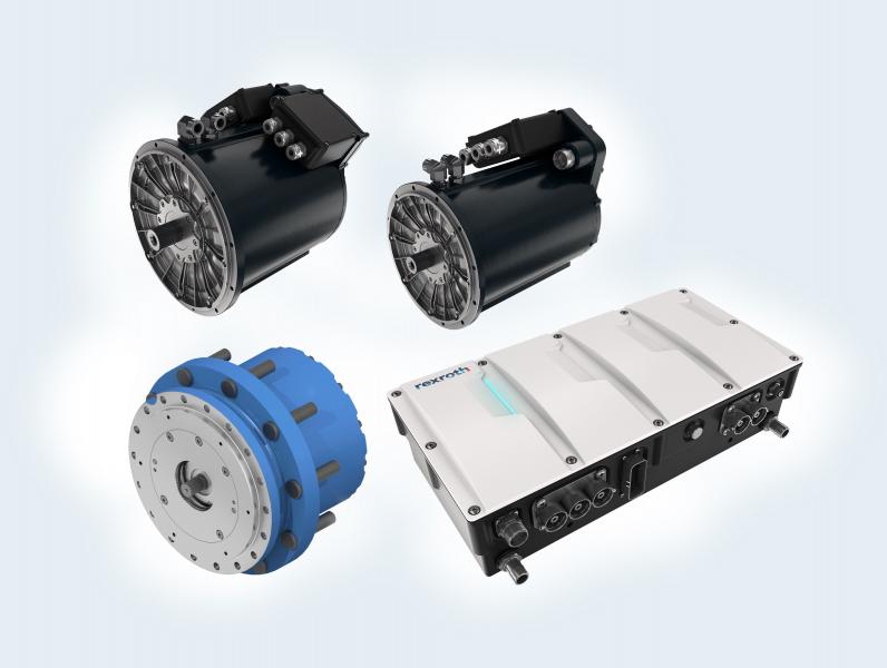 Bosch Rexroth presenta una gamma completa di componenti elettrici per macchine operatrici 