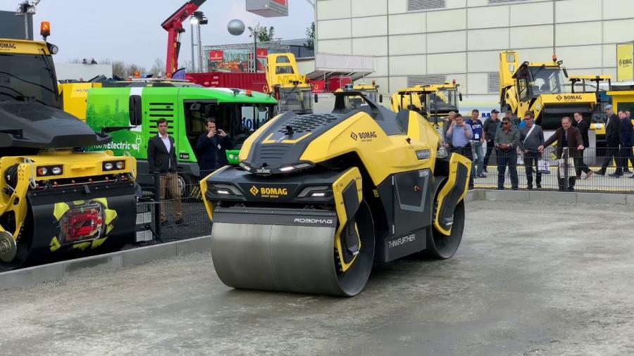 Bomag: il rullo tandem robotizzato Robomag vince l&rsquo;iF Design Award 2020