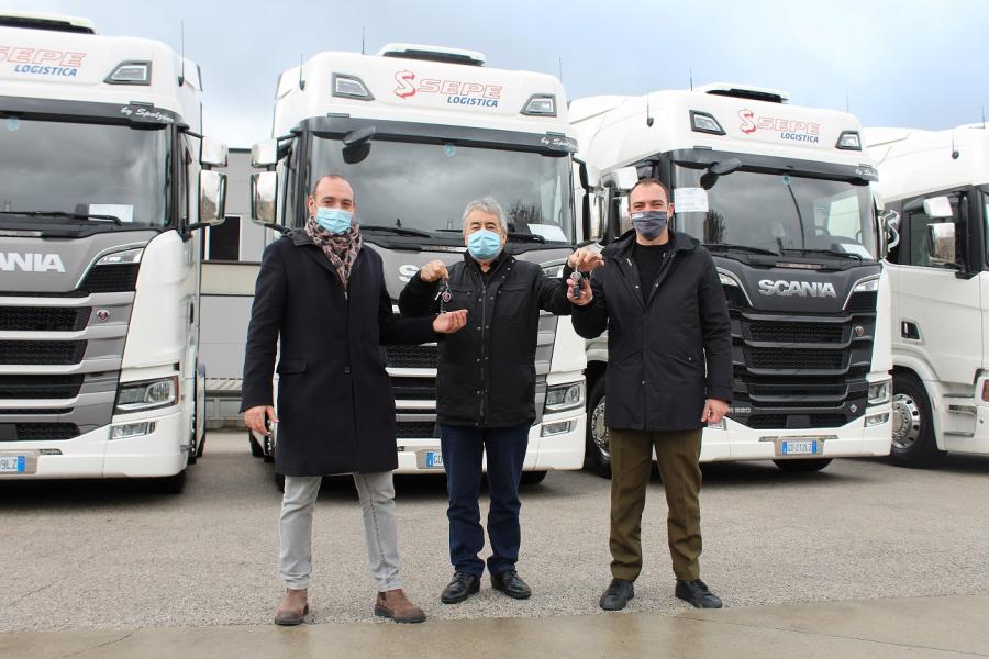 Logistica Sepe Group riconferma la propria fiducia a Scania con 15 veicoli di nuova generazione