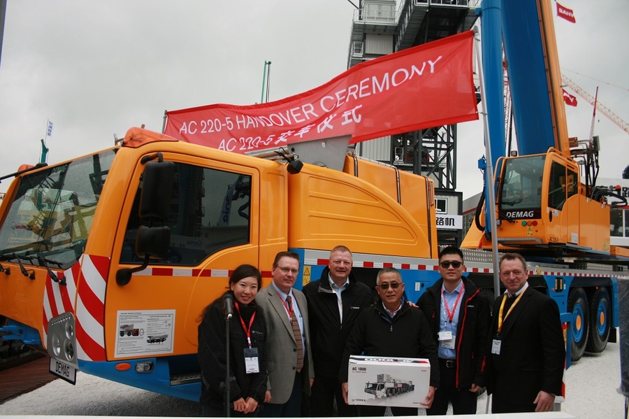 First Demag AC 220-5 all terrain crane delivered to Asia
