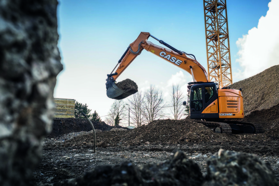 Case&rsquo;s new CX245D SR excavator 
