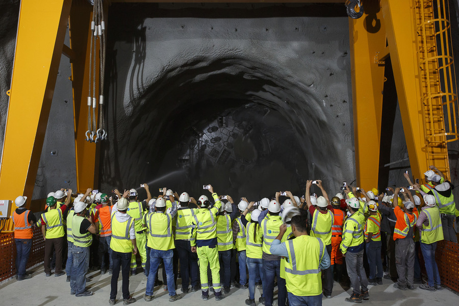 Europe&rsquo;s first crossover TBM breaks through at Moglicë Headrace Tunnel