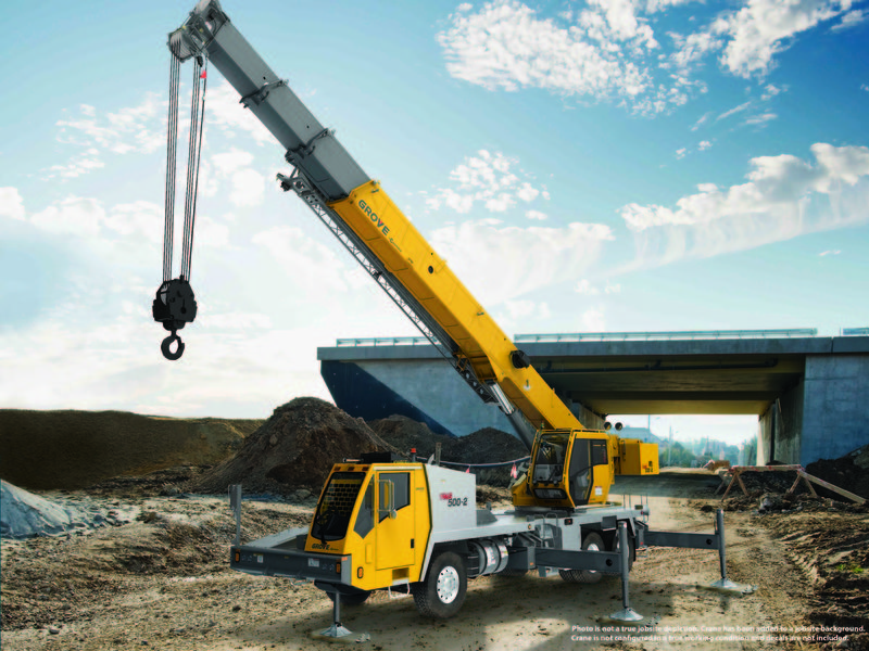Manitowoc presents the new Grove TMS500-2 truck crane 
