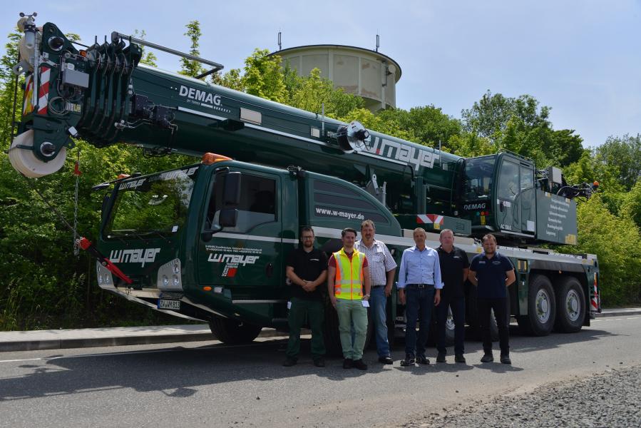 W. Mayer GmbH takes delivery of Demag AC 130-5 all terrain crane 