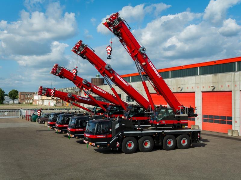 Manitowoc delivers five new Grove GMK4090 to Mammoet