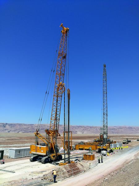 Dike remediation for potash production in Jordan