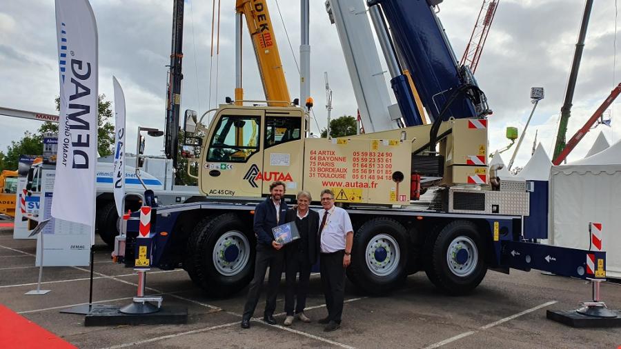 Handover at JDL Expo: First-Ever Demag AC 45 City in France Goes to Groupe AUTAA