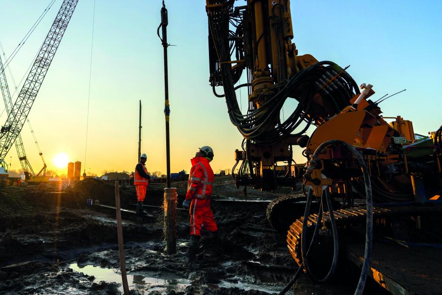 GEWI piles for tunnel project in Rotterdam